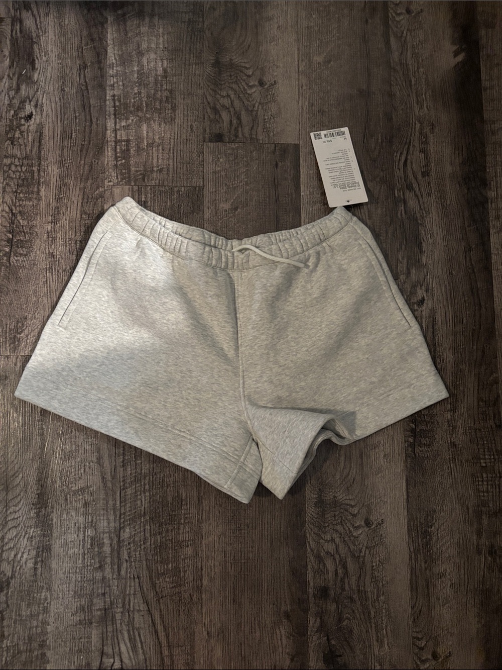 Lululemon Steady State SuperLoft Shorts - 3.5 Inch - Light Grey - Size Medium